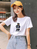 廣州品牌女裝尾貨夏季短袖上衣小熊T恤女裝跑量單品