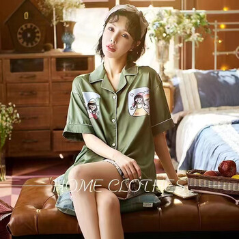 夏季休閑女裝家居服睡衣套裝品牌女裝尾貨供應