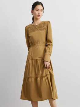 品牌庫存服裝中淑連衣裙折扣女裝春裝尾貨供應