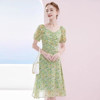 新中式連衣裙品牌庫存服裝廣州折扣女裝進貨渠道
