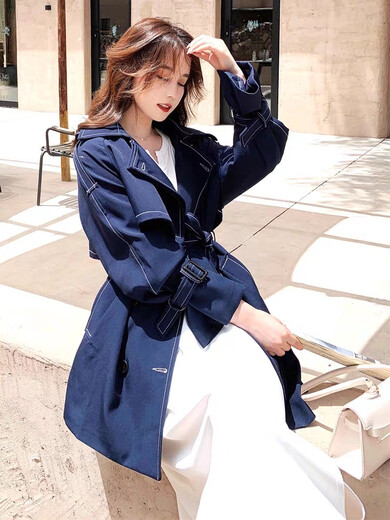 廣州庫存服裝女式風衣品牌折扣女裝外套走份