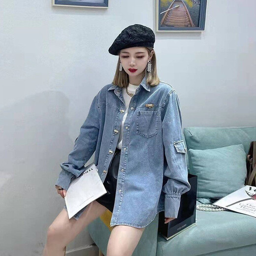 廣州折扣女裝秋裝尾貨牛仔外套品牌庫存服裝拿貨渠道