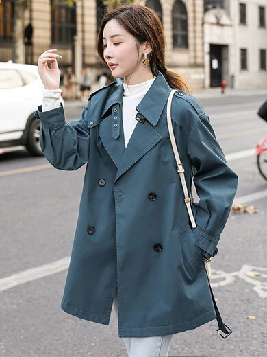 廣州品牌庫存服裝女式風(fēng)衣外套折扣女裝尾貨供應(yīng)