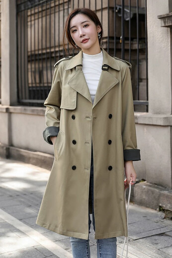 冬季庫存服裝中長款外套女式風衣品牌女裝尾貨供應
