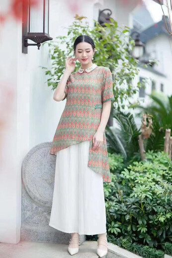 民族風女裝夏季女裝尾貨連衣裙品牌庫存服裝