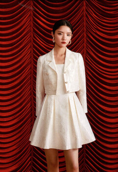 商務(wù)風(fēng)女裝朗斯莉秋裝通勤時(shí)裝廣州品牌折扣女裝市場(chǎng)