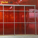 电焊安全围栏加脚轮红色焊接防护屏PVC焊接遮光帘