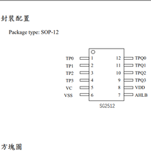 SG2512四键触摸感应芯片（自适应）