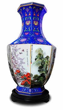 國瓷張松茂/徐亞鳳雙大師聯(lián)袂創(chuàng)作盛世泰平八方尊