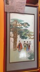 王锡良老师粉彩《东山行乐图》瓷板画