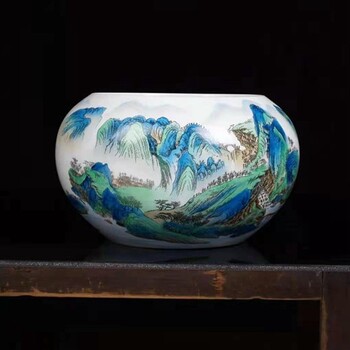 寧勤征、王秀輝聯(lián)合創(chuàng)作江山錦繡盛世荷美寶尊缸