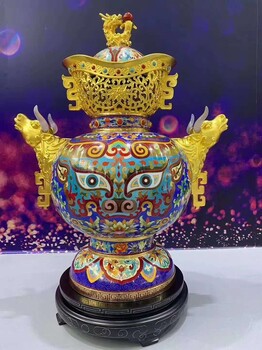 張同祿大師巨作景泰藍《中國牛轉乾坤》詳解