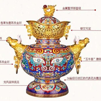 張同祿大師巨作景泰藍《中國牛轉乾坤》詳解