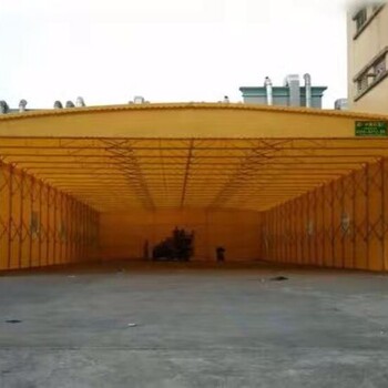 广西南宁移动推拉雨棚户外活动帐篷物流蓬工地棚篮球场雨棚厂家