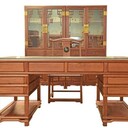 濟寧紅木家具大紅酸枝辦公家具流傳，交趾黃檀家具