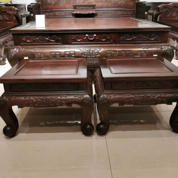 新中式家具沙发精巧王义红木缅甸花梨家具品质优良