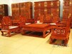 王義紅木大紅酸枝沙發,青島傳統王義紅木客廳家具