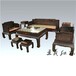 王义红木大红酸枝沙发设计合理，交趾黄檀家具