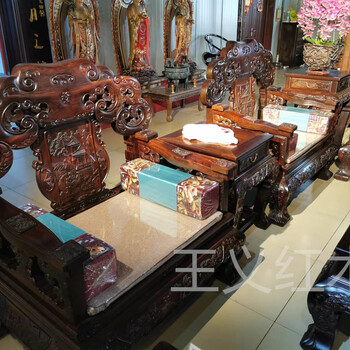 中式红木家具王义红木交趾黄檀家具，缅甸花梨家具