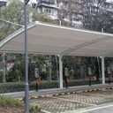 岳陽益陽學(xué)校膜結(jié)構(gòu)停車棚規(guī)格定制張拉膜車棚建筑工期短