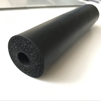 b1阻燃隔热橡塑管太阳能空调管道泡沫保温管工程管道橡塑保温管