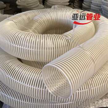 PU聚氨酯輸送物料管耐磨損塑筋增強(qiáng)管聚氨酯下料管