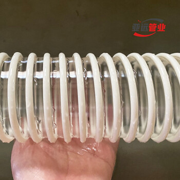 PU塑筋管厂家PU聚氨酯塑筋增强软管内壁平滑食品级塑料波纹管