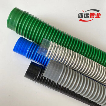塑料排风管PVC塑筋吸尘管PVC透明塑筋管