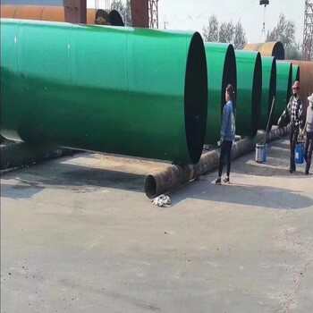 外徑529涂塑pe鋼管污水處理螺旋鋼管密封性能好