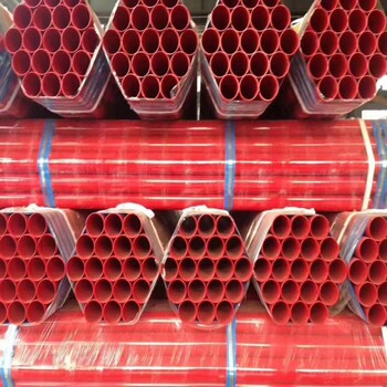 弋江區(qū)小口徑涂塑鋼管內(nèi)外涂塑電纜鋼管6米定尺