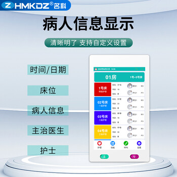 名科醫護對講系統病房門(mén)口機MK-A800-F1醫院對講廠(chǎng)家