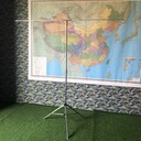 戶外野戰(zhàn)掛圖架便攜式可伸縮折疊掛圖架室內(nèi)地圖架