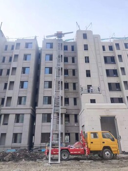 天津32米云梯車云梯上料車樓房上下料車租賃出租
