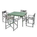 一米野战餐桌钢制折叠桌便携手提桌野营户外折叠桌