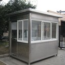 贛州安遠不繡鋼崗亭生產(chǎn)廠家-停車場收費亭-公園鋼結構方型保安亭