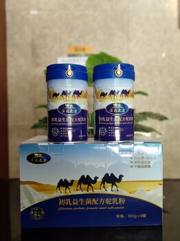 供应成人骆驼奶粉内蒙古厂家批发300克罐装驼乳粉