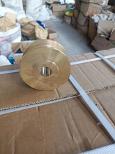 铜滑轮ф70泰安红银滑轮集电器，碳刷，羊角托线架，ф8-30圆铜杆