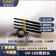 UVLED点光源365nm光纤导管照射头UV机配件uvled固化光源FUWO邦沃