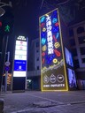 夏桐工廠定制幕墻燈飾畫裝飾商業(yè)街亮化外墻樓體LED霓虹燈光造型