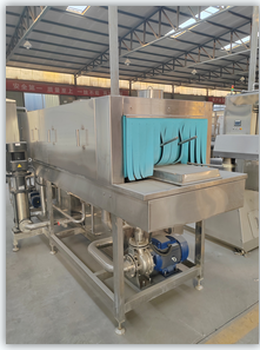 肉類加工車間周轉(zhuǎn)筐洗箱機(jī)設(shè)備自動清洗消毒