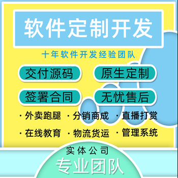 实体公司软件开发物联网定制开发小程序开发