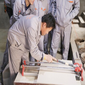 陕西西安瓷砖铺贴培训学校,瓦工墙砖地砖培训基地