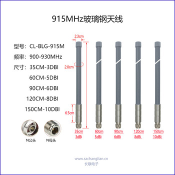 LoRa天線915MHz天線玻璃鋼天線CL-BLG-915M