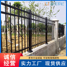 鄂州梁子湖防攀爬锌钢隔离栅院墙锌钢护栏品牌有哪些图片