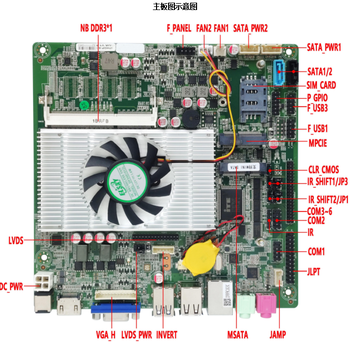 研盛工业主板低功耗i3i5i7u系列3217u