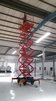 深圳移動式升降機，剪叉式高空作業平臺廠家銷售