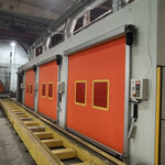 机器人安全门工业焊接防护门江苏焊接房快速升降门