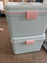 淮南市塑料小药箱手提式PP材质收纳箱带盖式收纳盒