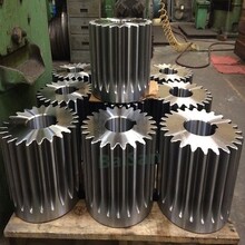 45度斜齒輪工業傳輸機不銹鋼螺旋齒輪品質壓縮機齒*輪圖片