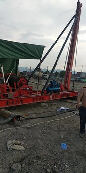 大八噸卷?yè)P機沖孔打樁機橋梁樁施工